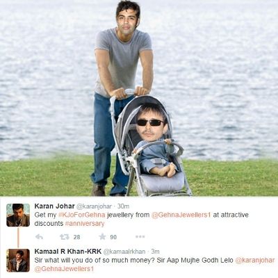 KRK Wants Karan Johar To Adopt Him 