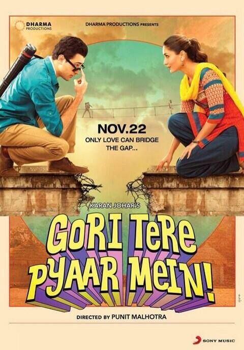 Kareena Kapoor-Imran Khan’s Gori Tere Pyaar Mein out with its 1st look posters