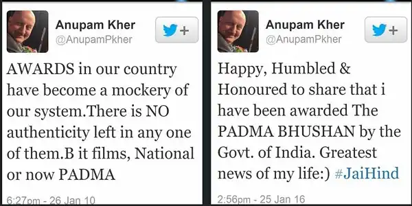 Padma Awards: Anupam Kher’s Tweet From 2010 Goes Viral