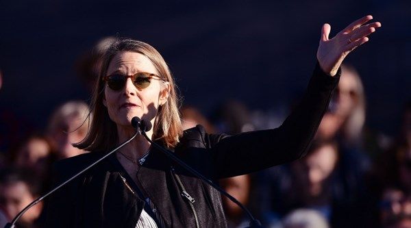 Jodie Foster Leads Anti-Trump UTA Rally