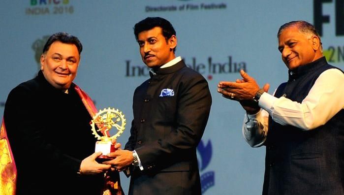 Rishi Kapoor Felicitated At First BRICS Film Festival