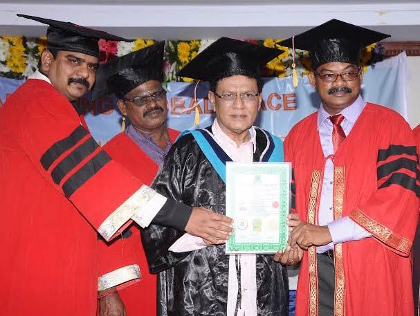 Musicologist 'Hasam' Raja Awarded Honarary Doctorate 