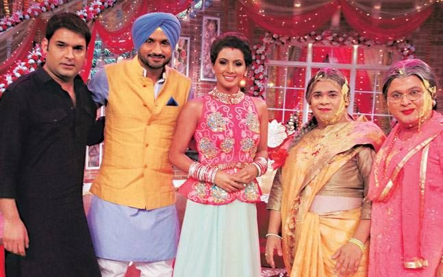 Harbhajan Singh, Geeta Basra On Comedy Nights With Kapil