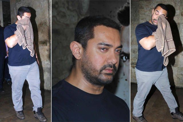 Aamir Reveals: Why He Cried, Used Big Towel To Wipe Of His Tears