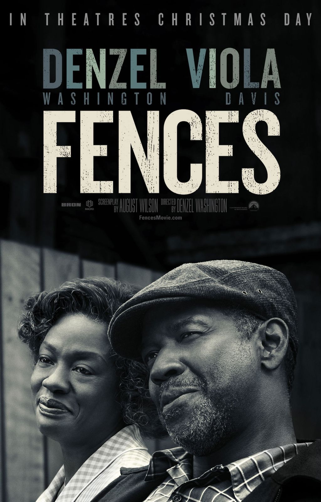 Take A Look At Denzel And Viola In The New Fences Poster