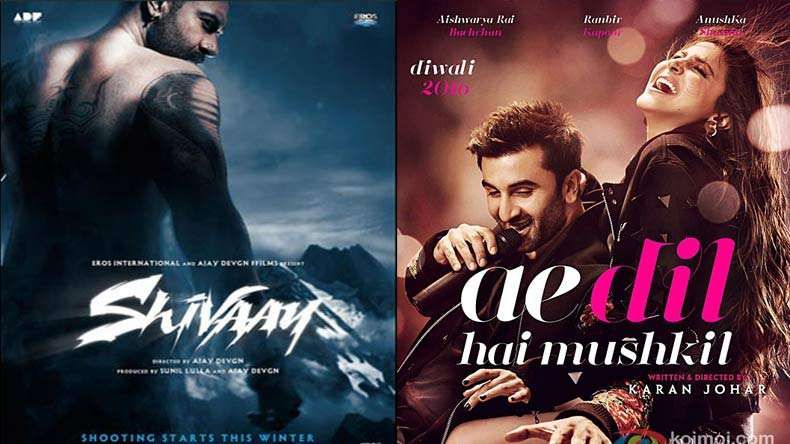 Shivaay V Ae Dil Hai Mushkil Box Office: The Race To 100 Crores In Final Gear