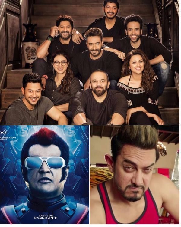Ajay Devgn’s Golmaal Again To Lock Horns With Rajinikanth’s 2.0 And Aamir Khan’s Secret Superstar This Diwali