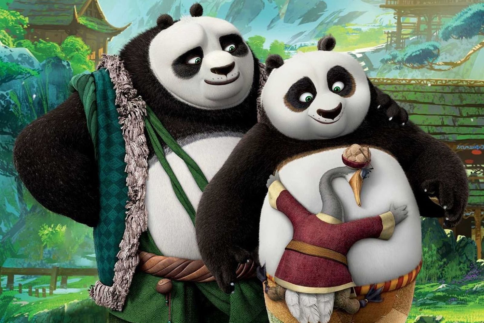 Po Enters Panda Village In New Kung Fu Panda 3 Clip