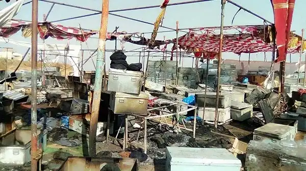 Padmavati Set Burnt Down By Vandalisers