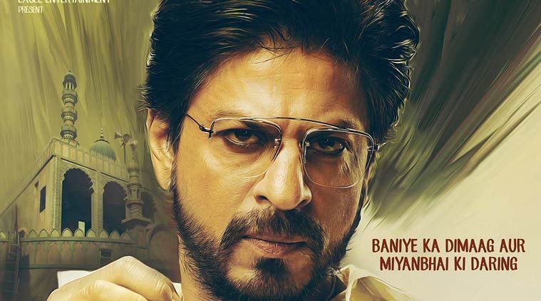 Shah Rukh Soaring Through The Air In New Raees Image
