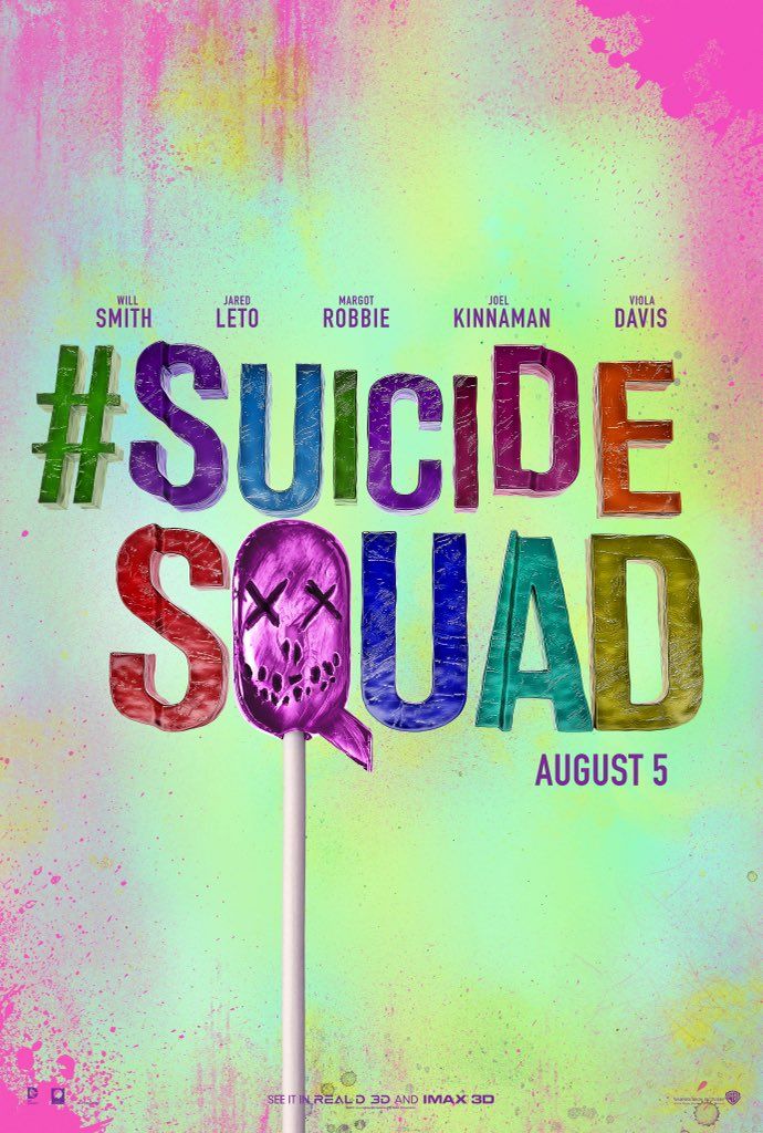 Character Tattoos, Poster From Suicide Squad Revealed