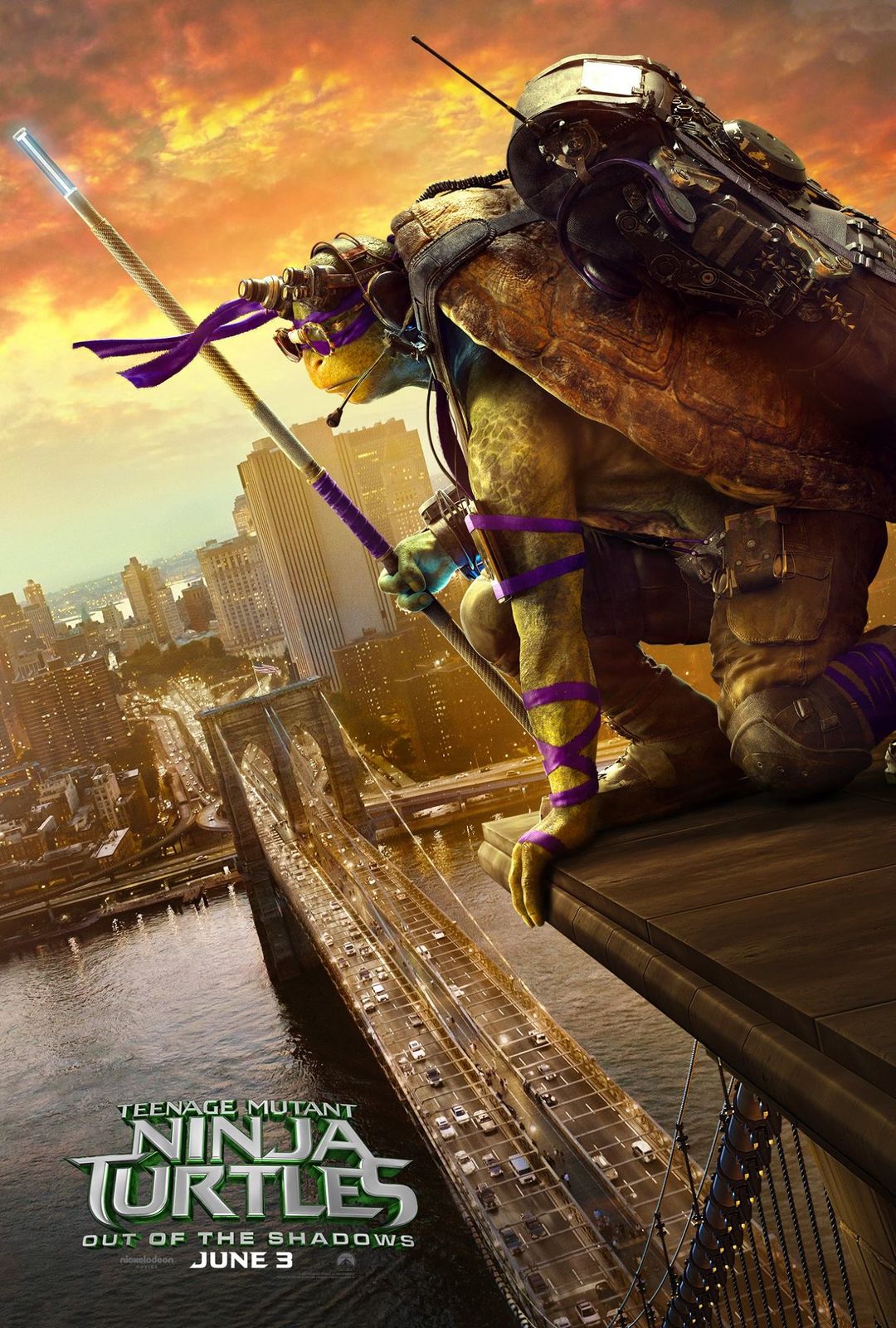 Teenage Mutant Ninja Turtles: Out of the Shadows Posters Released