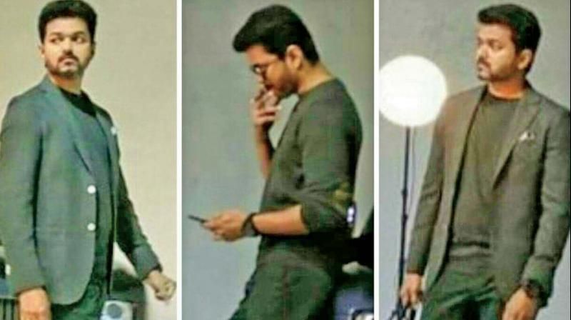 Test Photo Shoot Pictures, Video of Vijay 62 Leaked!