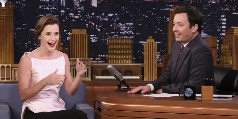 Emma Watson Mistook Jimmy Fallon For Jimmy Kimmel