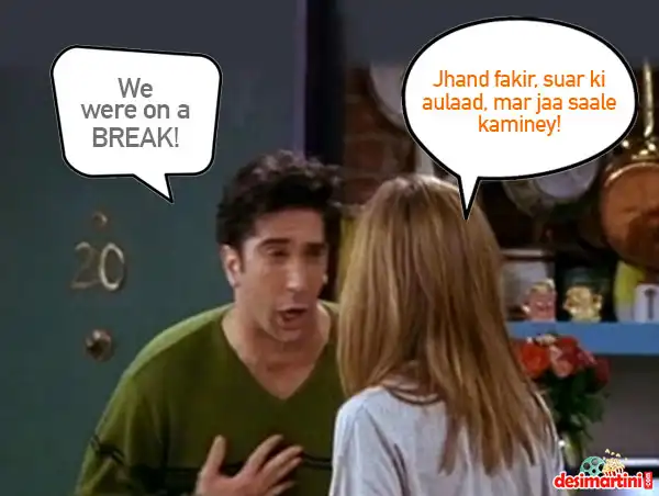 Bollywood Songs And Dialogues That Perfectly Fit These FRIENDS Situations!