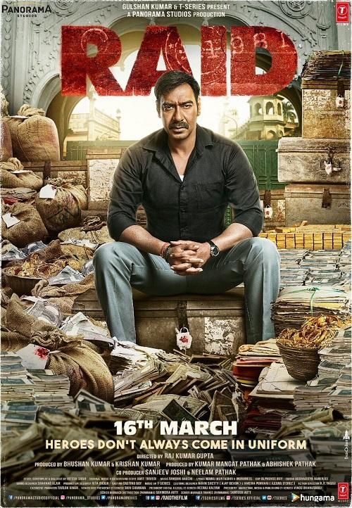 Ajay Devgn’s Look As An Income Tax Officer Is Intriguing In Raid Poster