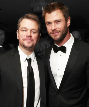 Matt Damon Intrudes Chris Hemsworth's Interview