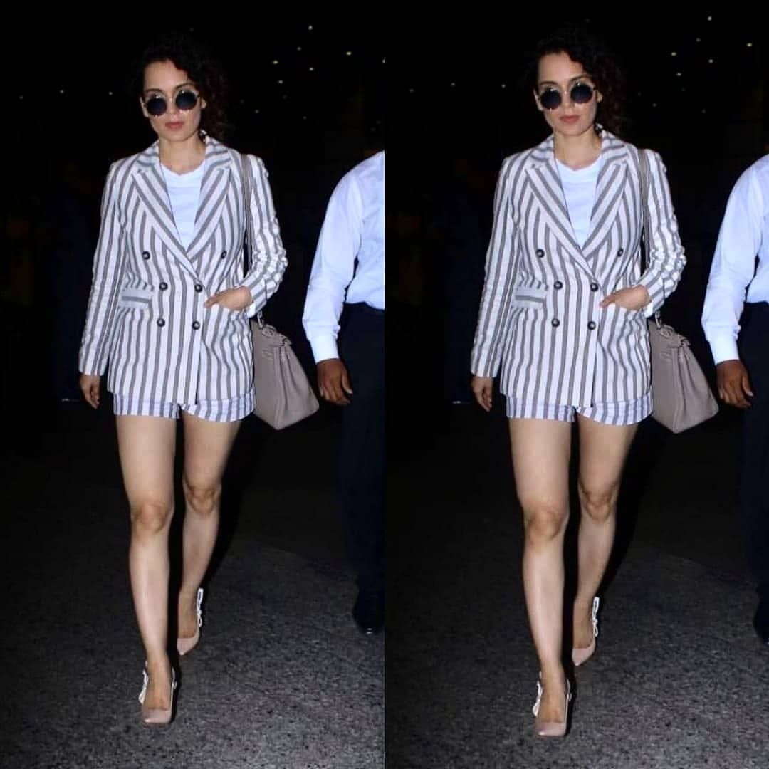 Kangana Ranaut’s Airport Look Will Make You An Instant Fashionista And No One Has To Know The Budget