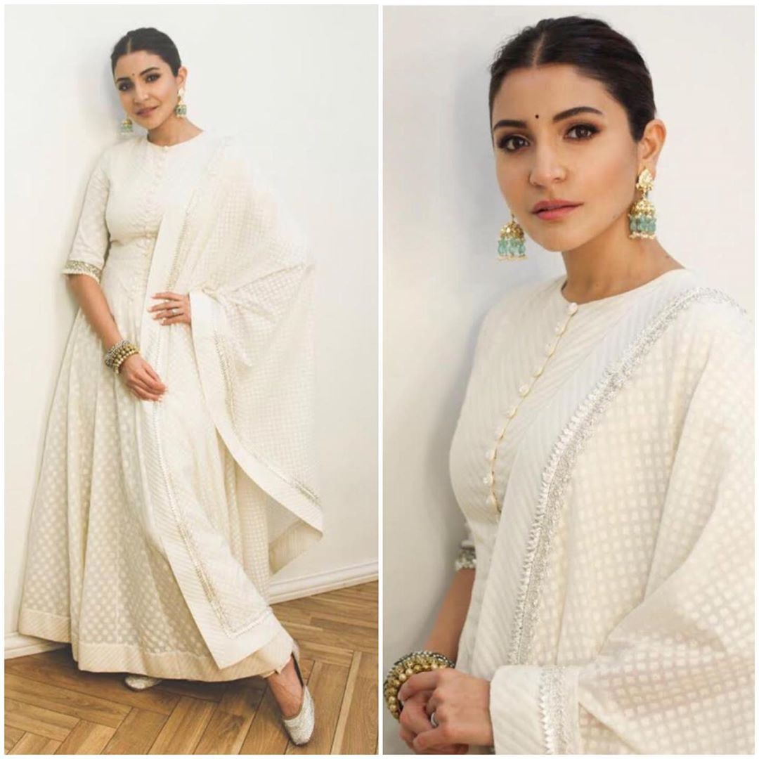 Anushka Sharma’s All-White Ensemble Is Sure to Make You Look All Classy And Regal, Get It Here