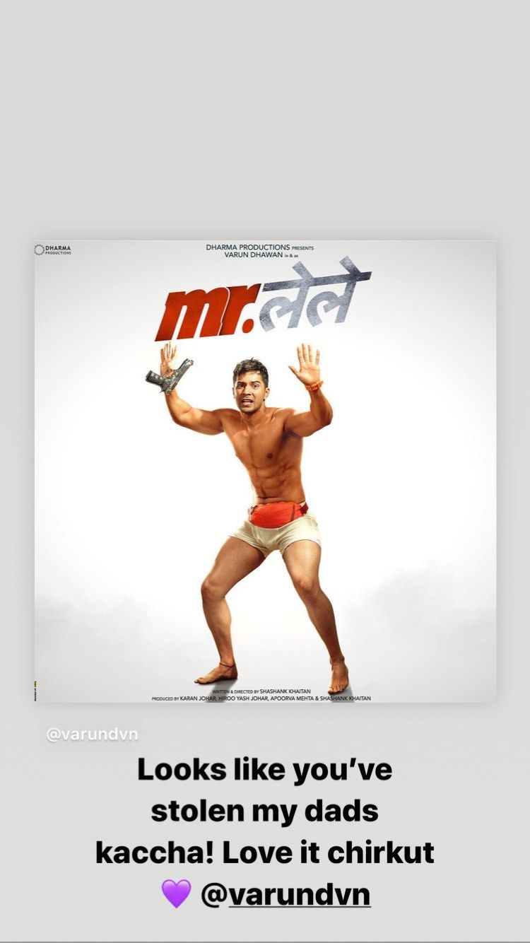 Is That Shakti Kapoor's Underwear Varun Dhawan's Wearing In Mr. Lele's Poster? Shraddha Kapoor Feels So!