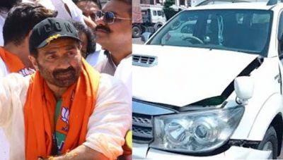 Sunny Deol Meets With An Accident At The Gurdaspur National Highway 