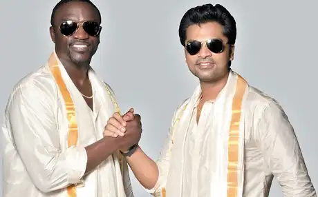 Simbu makes Akon wear dhoti for Love Anthem music video