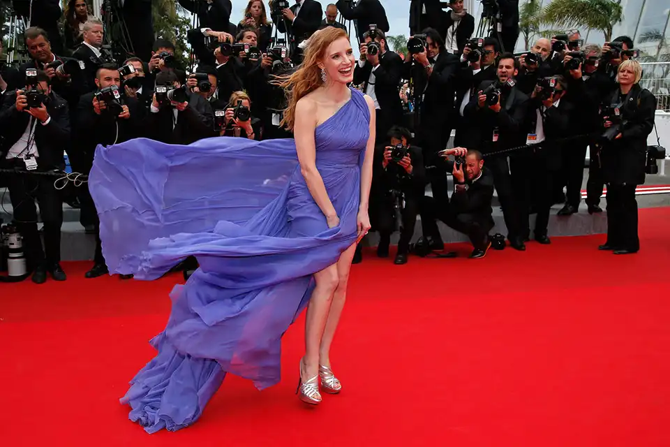 Cannes Film Festival 2014: Jessica Chastain, Cheryl Cole struggle with their attires on the red carpet