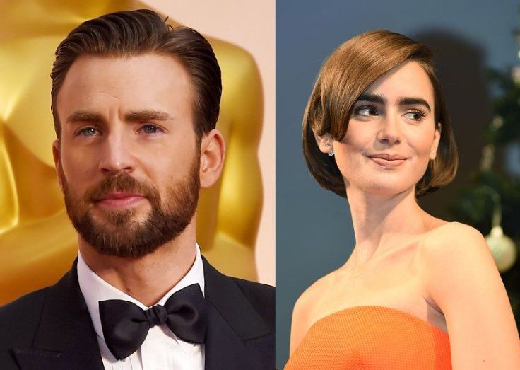 It’s official: Chris Evans and Lily Collins seeing each other