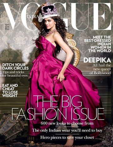 Deepika Padukone appears majestic on Vogue cover