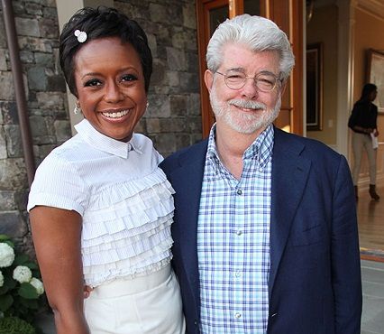 Mellody Hobson wife of George Lucas gives birth to a baby girl