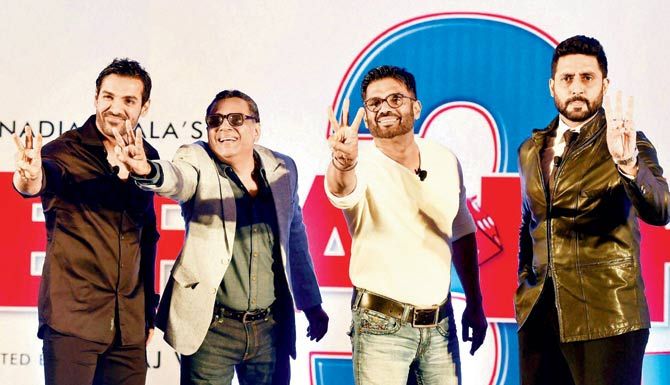 As Abhishek starts shooting for Hera Pheri 3, will he and John be enough to fill in for Akshay?