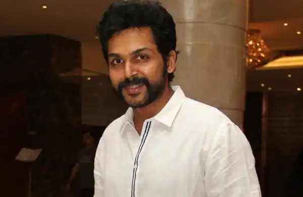 Karthi comes with a moustache look for Komban