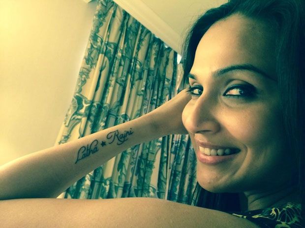 Superstar’s daughter Soundarya has got Rajinikanth tattoo!
