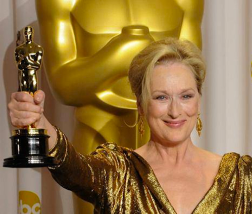 Third Oscar shocks Meryl Streep