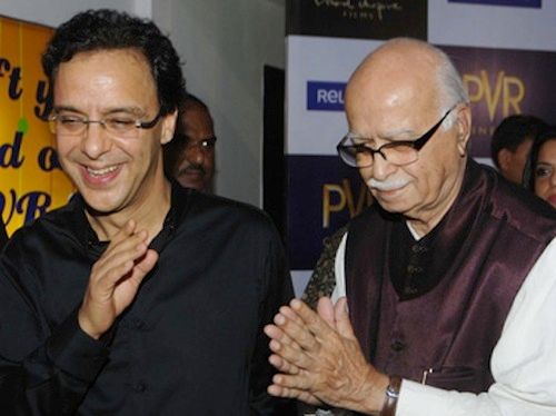 LK Advani attends Ferrari Ki Sawari screening at Delite cinema