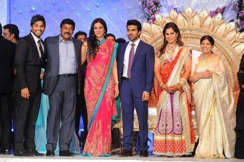 Chiranjeevi throws lavish reception party post sons marriage