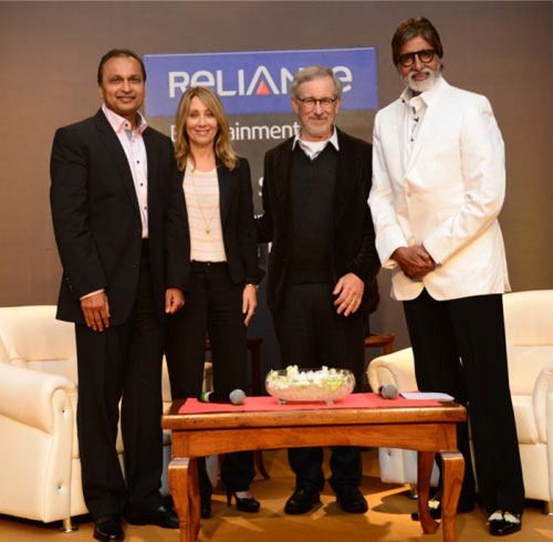 A coffee table book specially gifted to Amitabh Bachchan by Steven Spielberg