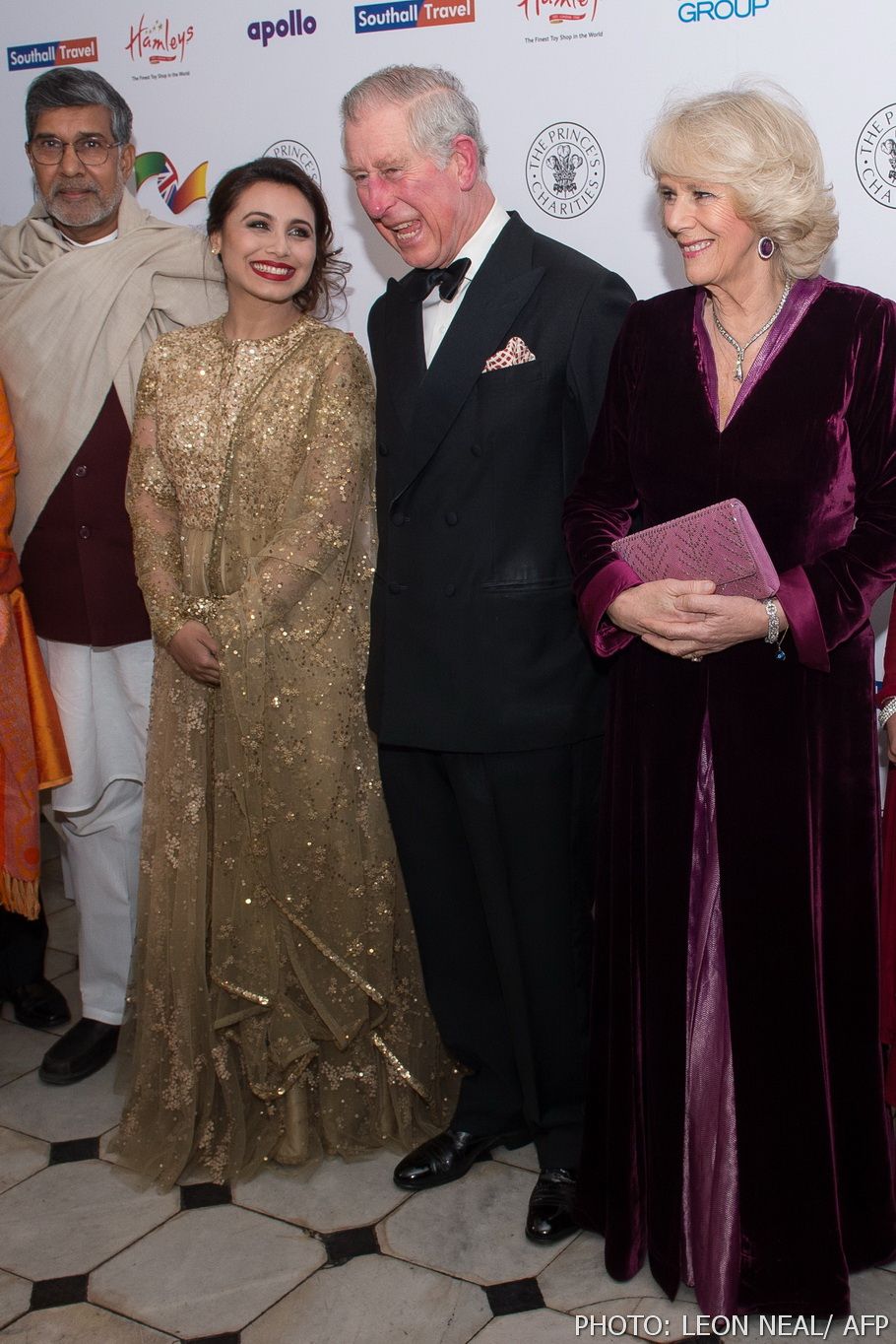  Rani Mukerji, the Prince of Wales and The Duchess of Cornwall attend the British Asian Trust dinner in central London