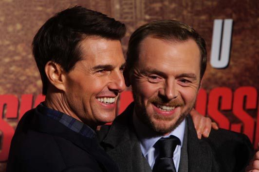Tom Cruise doesn't preach Scientology:  Simon Pegg