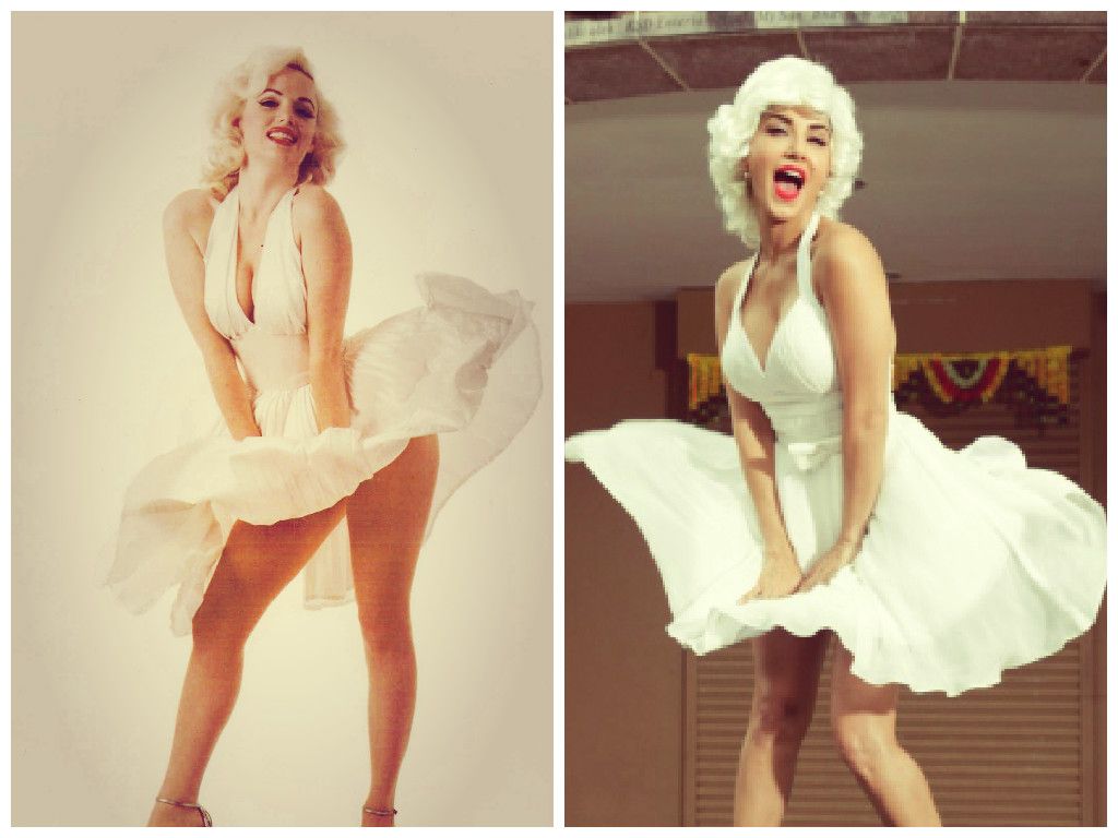 Sunny Leone does a Marilyn Monroe