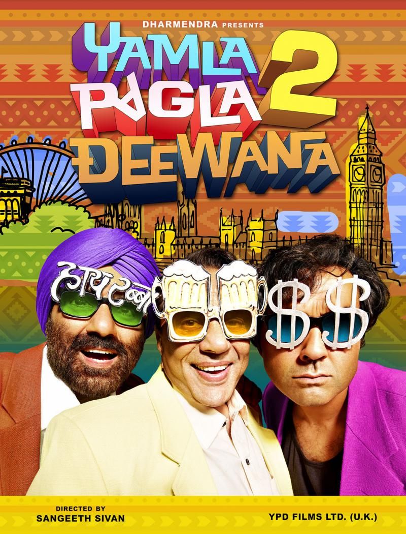 Yamla Pagla Deewana 2: Filmed in UK